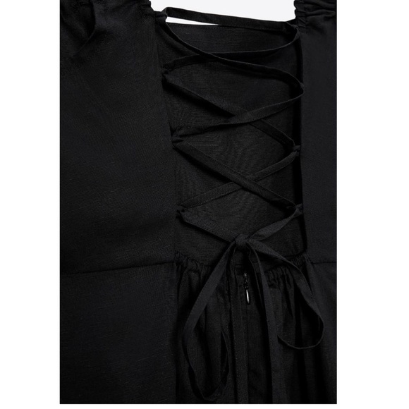 Zara linen midi dress - Picture 3 of 4